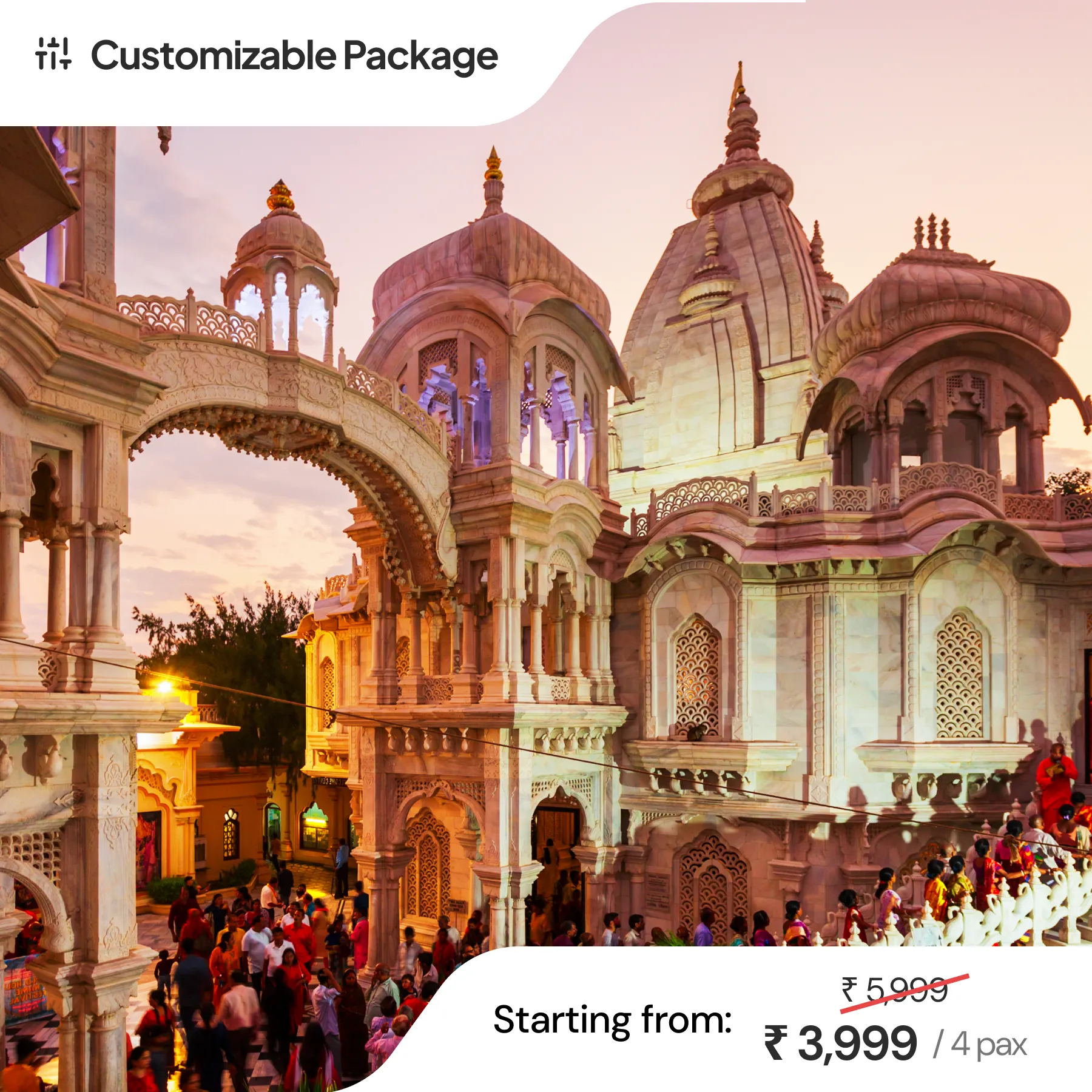 Mathura Vrindavan Tour Package from Delhi 1 Night 2 Days