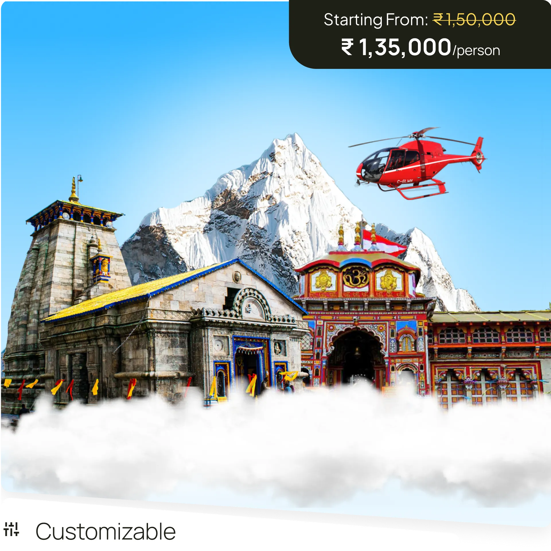 Do Dham Yatra Tour Package By Helicopter - 3N 4D